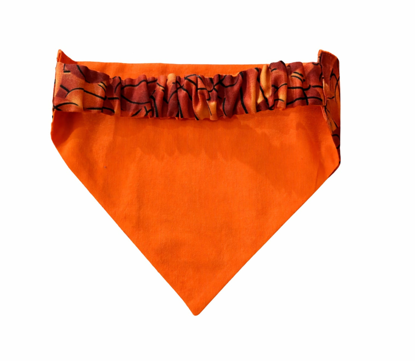 Basketball Dog Bandana with Scrunchy Elastic Collar