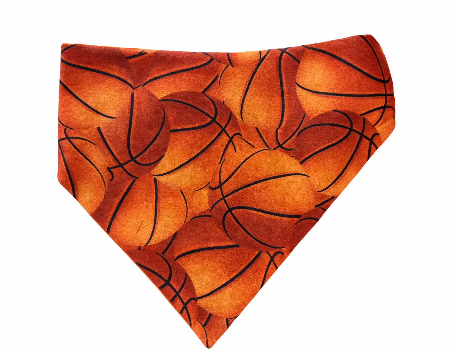 Basketball Dog Bandana with Scrunchy Elastic Collar