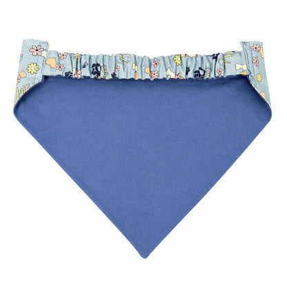 Fur Mama Dog Bandana with Scrunchy Elastic Collar