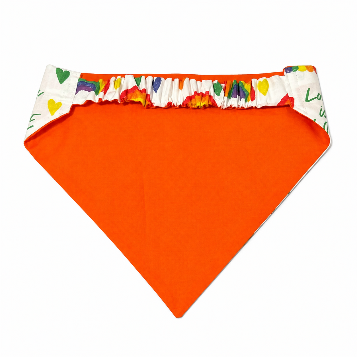 Love Is Love Pride Dog Bandana with Scrunchy Elastic Collar