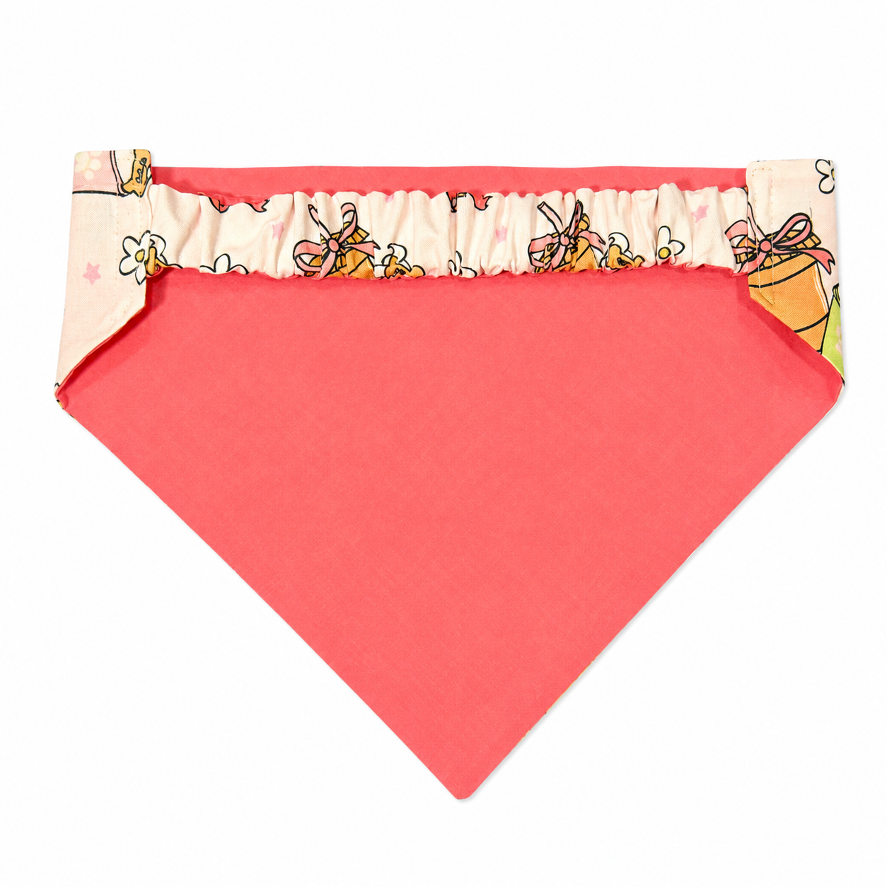 Pup Cup Pals Dog Bandana with Scrunchy Elastic Collar