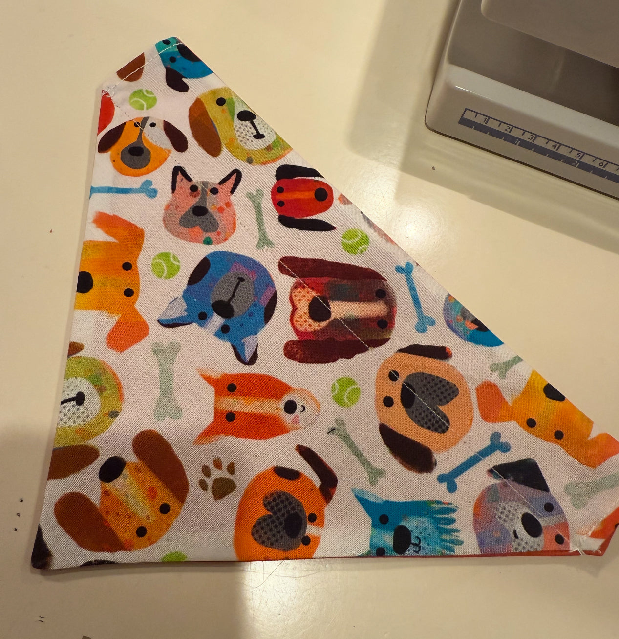 Latke Lover - Handmade 2-Sided Hanukkah Dog Bandana Collar 🐾
