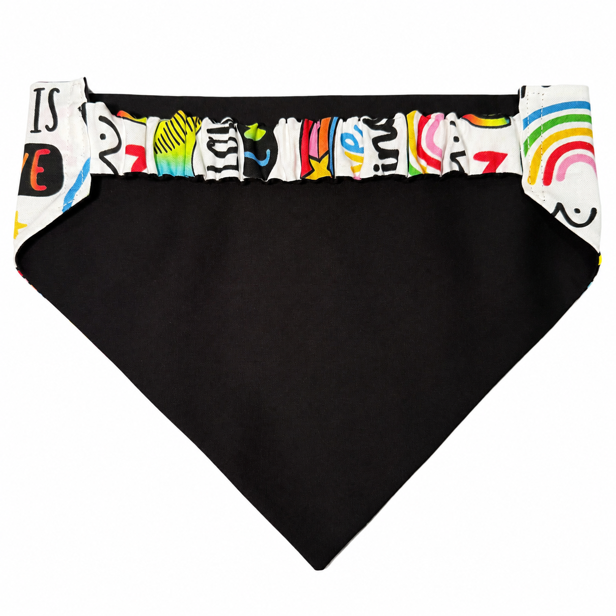 Pride Dog Bandana with Scrunchy Elastic Collar